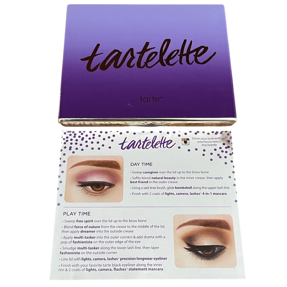 Tarte Tartelette Amazonian Clay Matte Eyeshadow Palette 12 Shade Neutral NIB USA